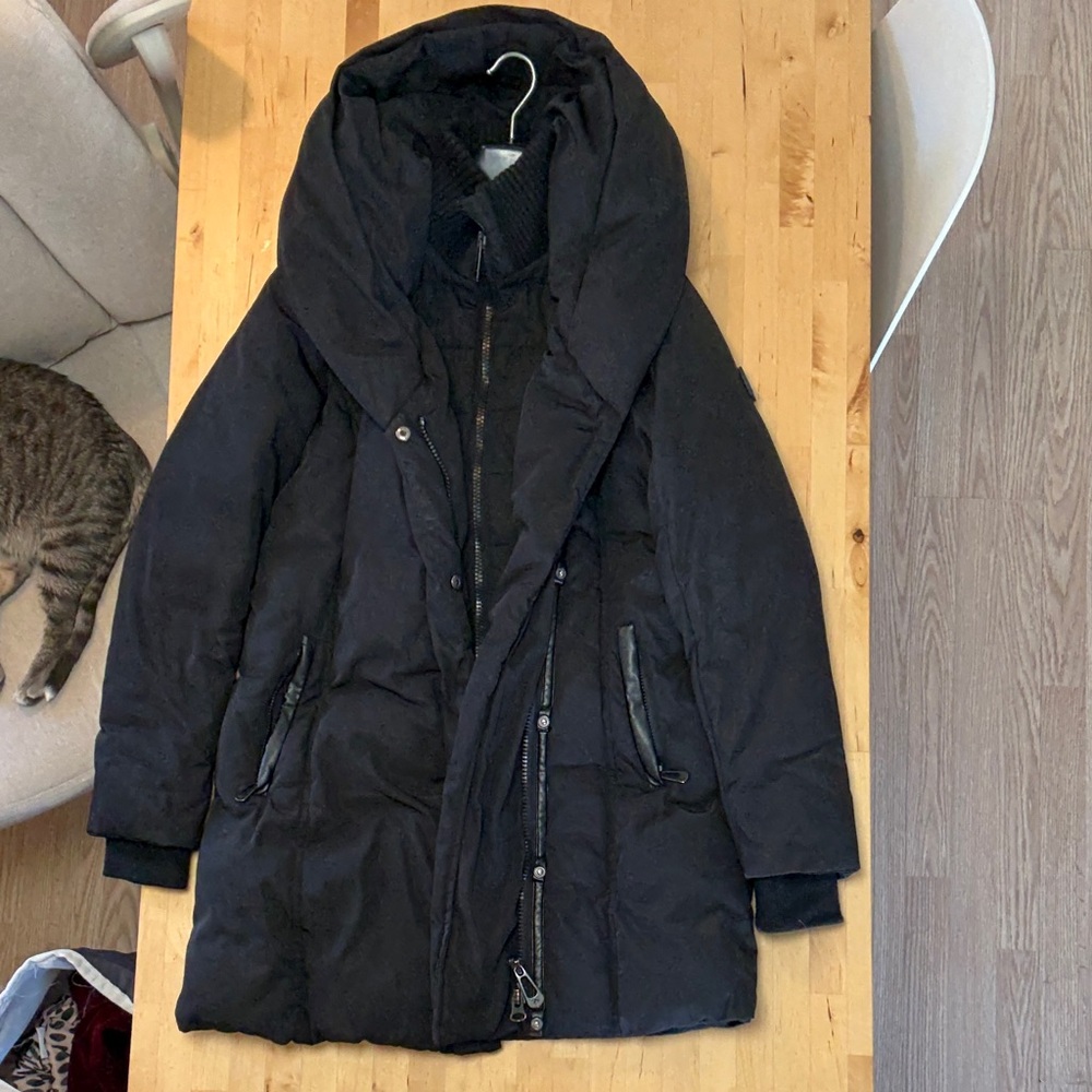 Mid-calf Noize Women's Black Coat